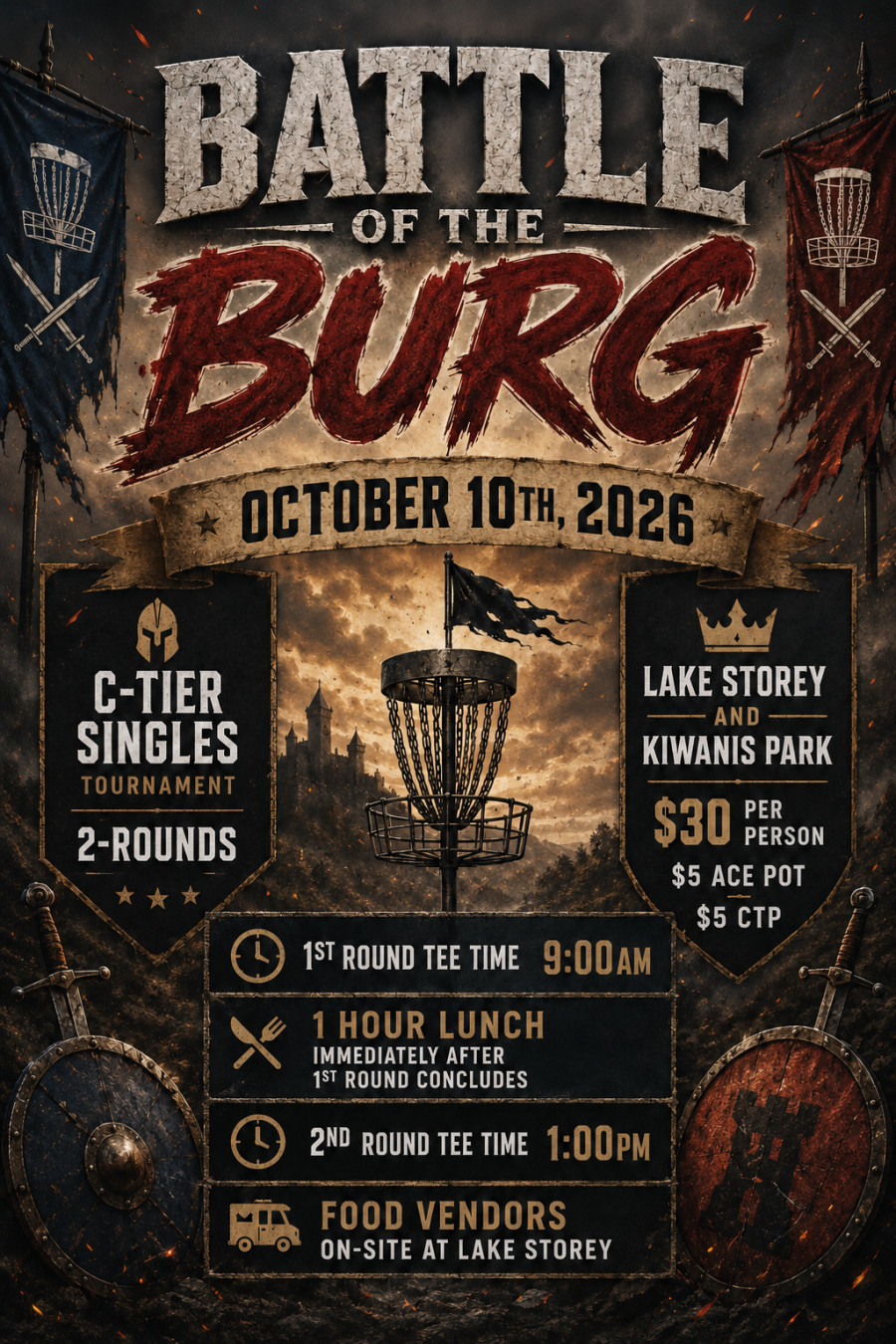 Battle of the Burg flyer