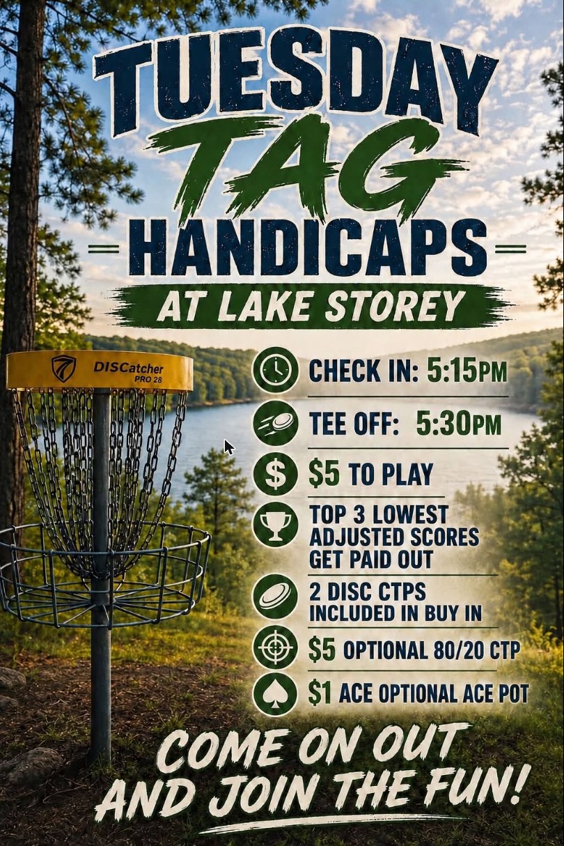Tuesday Tag Handicaps, final round of 2026 flyer